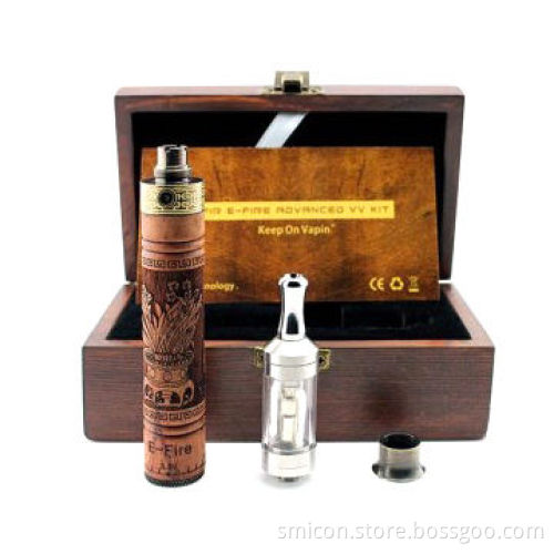 Hottest E-fire/X-fire Kit with 1,100mAh Wood Battery Capacity